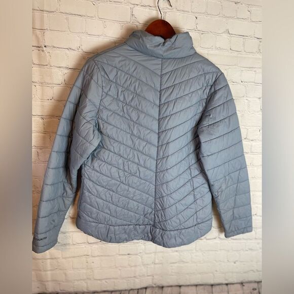 Free Country Women's Gray Packable Quilted Puffer Coat Size L NWOT - Picture 7 of 7